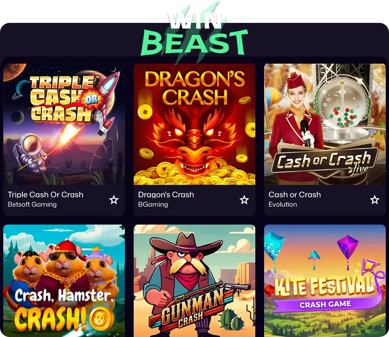 win beast games with crash mechanics